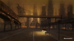 Cityscapes artwork Avatar: The Legend of Korra