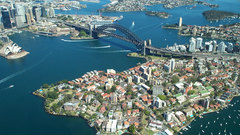 Cityscapes Bridges buildings Sydney