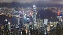 Cityscapes buildings hong kong