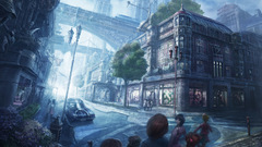 Cityscapes cars trains Bridges