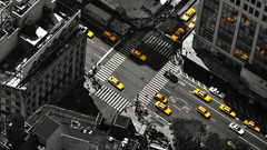 Cityscapes cars urban buildings