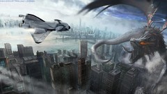 Cityscapes Dragons new york