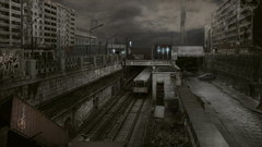 Cityscapes dystopia half-life buildings