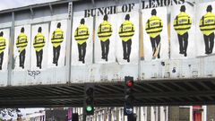 Cityscapes England police graffiti