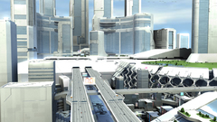 Cityscapes futuristic architecture buildings