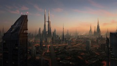 Cityscapes futuristic architecture buildings