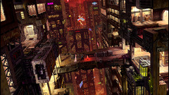 Cityscapes futuristic buildings