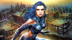 Cityscapes luis royo post-apocalyptic