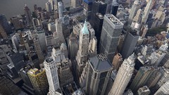 Cityscapes new york city aerial view