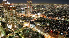 Cityscapes night architecture buildings