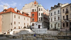 Cityscapes night old Europe