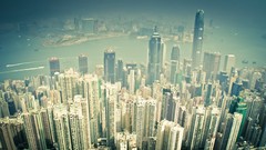 Cityscapes pollution Hong Kong