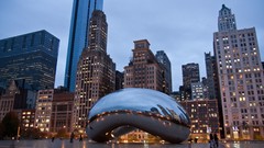 Cityscapes sculptures chicago bean