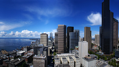 Cityscapes Seattle buildings