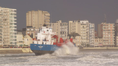 Cityscapes ships buildings vehicles