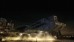 Cityscapes ships Stargate: Atlantis