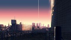 Cityscapes skylines dawn architecture