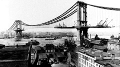 Cityscapes skylines manhattan bridge