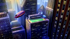 Cityscapes Skyscrapers concept art