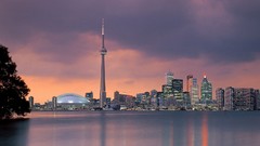 Cityscapes Toronto dusk city