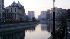 Cityscapes urban buildings canal