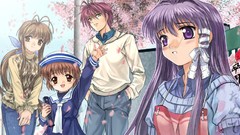 Clannad anime girls okazaki ushio fujibayashi kyou anime boys 