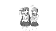 Clannad lucky star fujibayashi kyou fujibayashi ryou