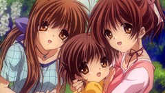 Clannad okazaki ushio furukawa nagisa Furukawa Sanae Okazaki 