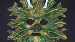 Classic masks greenman horned