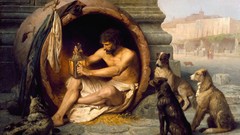 Classic philosophy artwork Diogenes