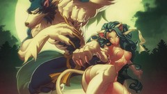 Claws long hair animal ears tails artwork boobs video games 