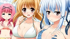 Cleavage bikini hentai bikini top Renai Zero Kilometer Kinomoto 