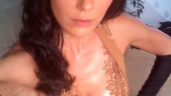 Cleavage gold Adrianne Curry