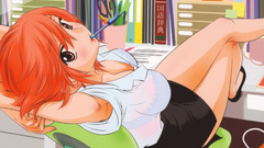 Cleavage scissors skirts high