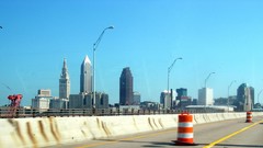 Cleveland blue skies skylines