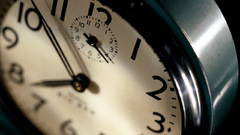 Close-up clocks macro time