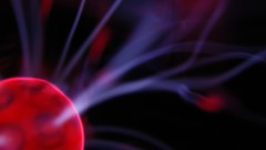 Close-up electricity plasma lamp