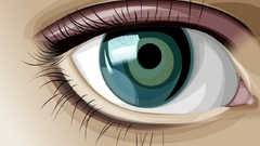 Close-up eyes green eyes