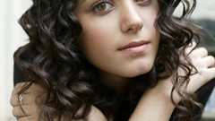 Close-up faces jackets outdoors long hair brown eyes brunettes 