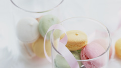 Close-up ice cream desserts