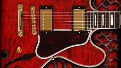 Close-up Music guitars electric