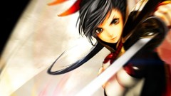 Close-up Ribbons Swords skin tight