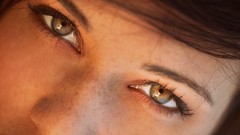 Close-up skin Noses brown eyes brunettes pornstars Tiffany 