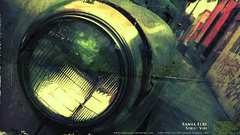 Close-up video games cars