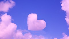 Clouds abstract Hearts skyscapes Pink Heart