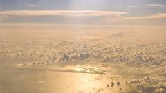 Clouds aerial photography