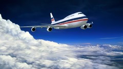 Clouds Aircraft boeing 747