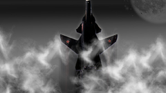 Clouds Aircraft vehicles Su-47