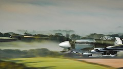 Clouds Aircraft War flying skies artwork chasing art design