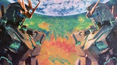 Clouds Anime anime girls gundam Banshee mecha Mobile Suit Gundam